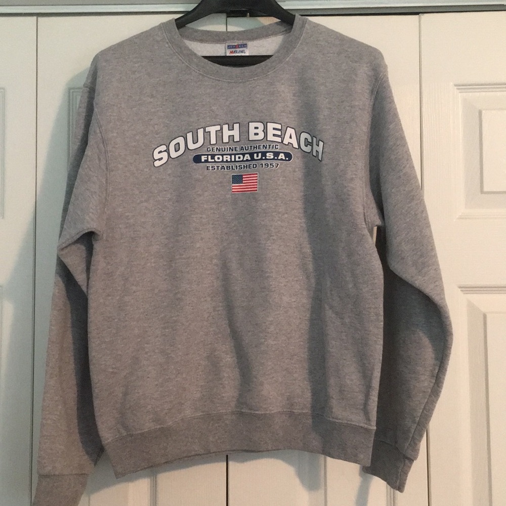 South Beach Gray sweatshirt